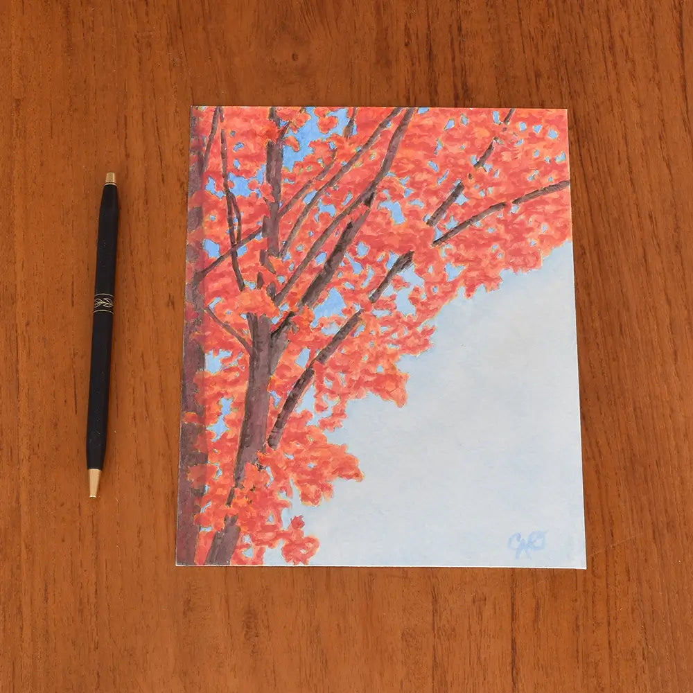 Red Hot Maple 6x7.5"