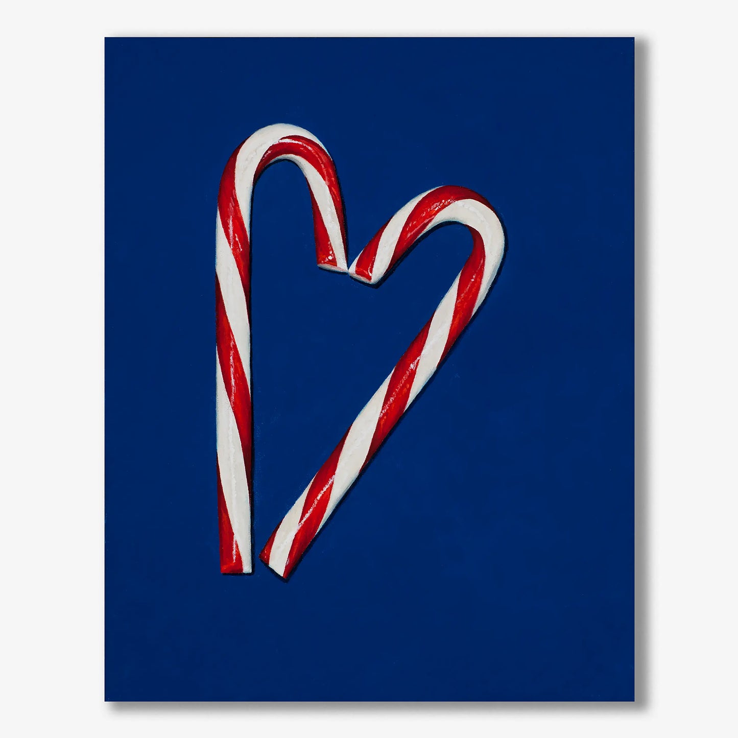 Candy Cane Heart 10x8"