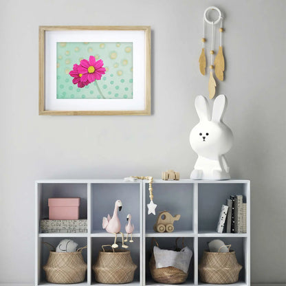 Pink Cosmos Daisies - Fine Art Print