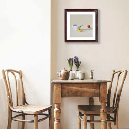 Tea Cup and Rainier Cherries - Fine Art Print