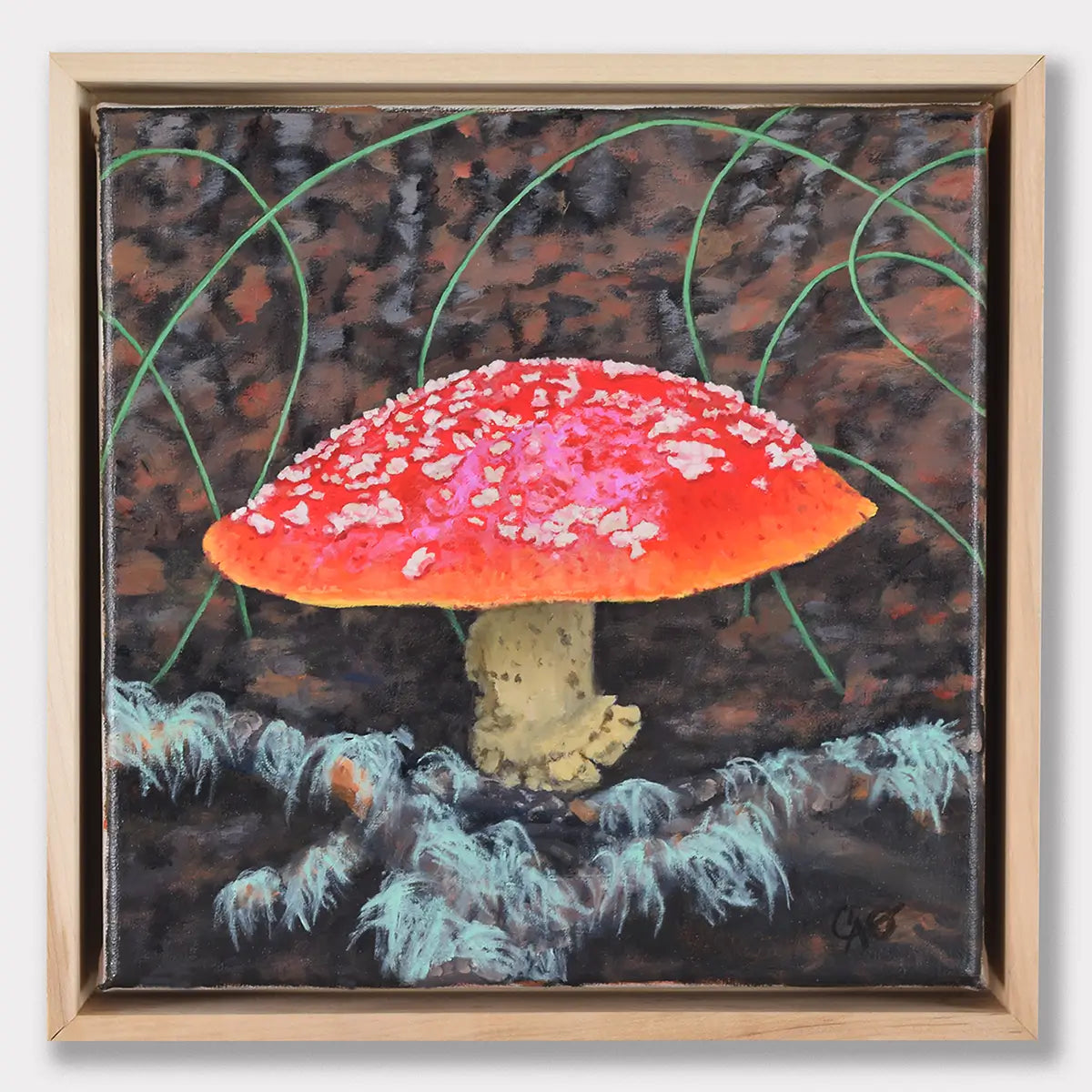 Mushroom Moss 8x8"