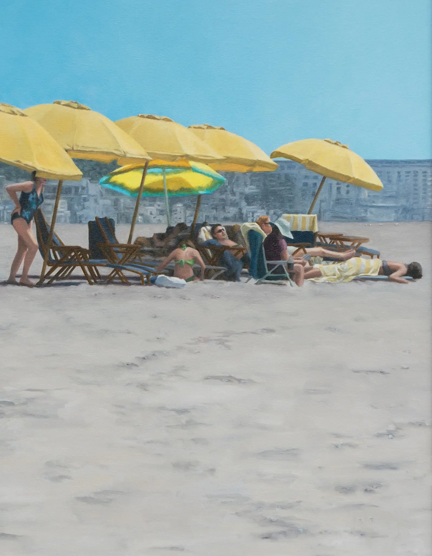 The Yellow Umbrella - Fine Art Print