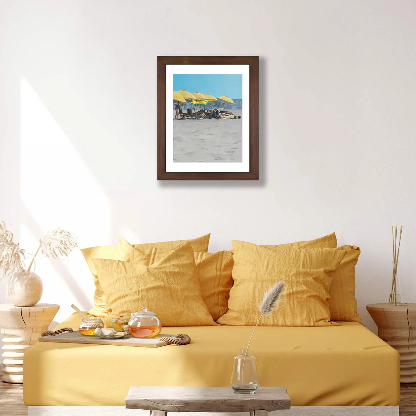 The Yellow Umbrella - Fine Art Print