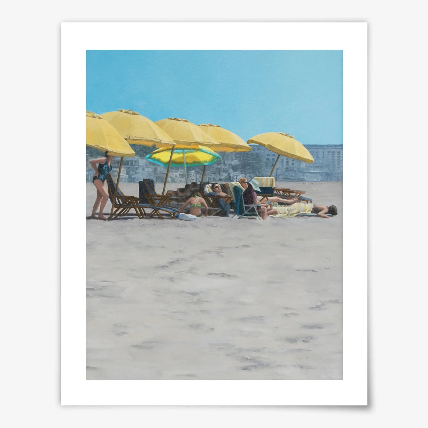 The Yellow Umbrella - Fine Art Print